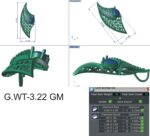 Elegant Diwali 2025 Inspired Pendant STL - 3D Jewelry Model - Image 2