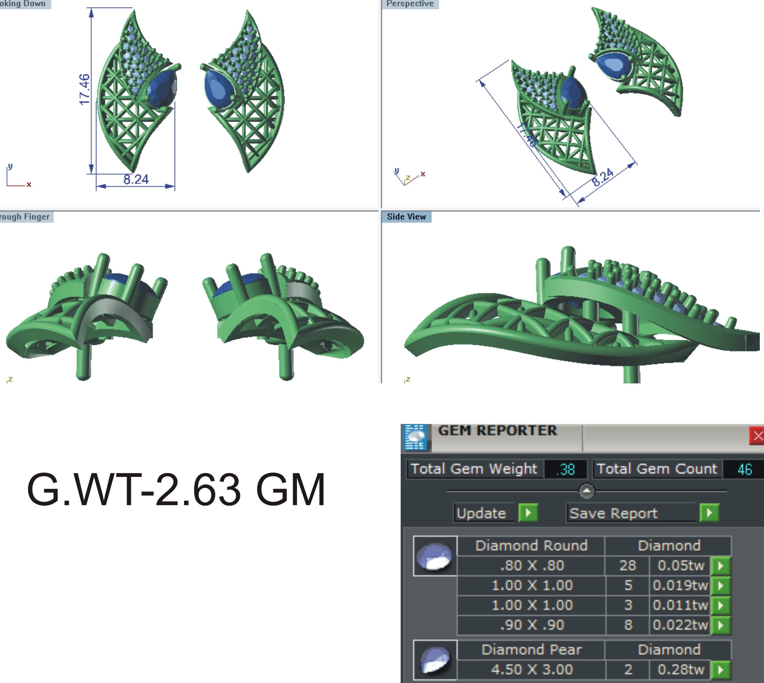 4.jpg ER Elegant Diwali 2025 Inspired Pendant STL - 3D Jewelry Model - Image 1