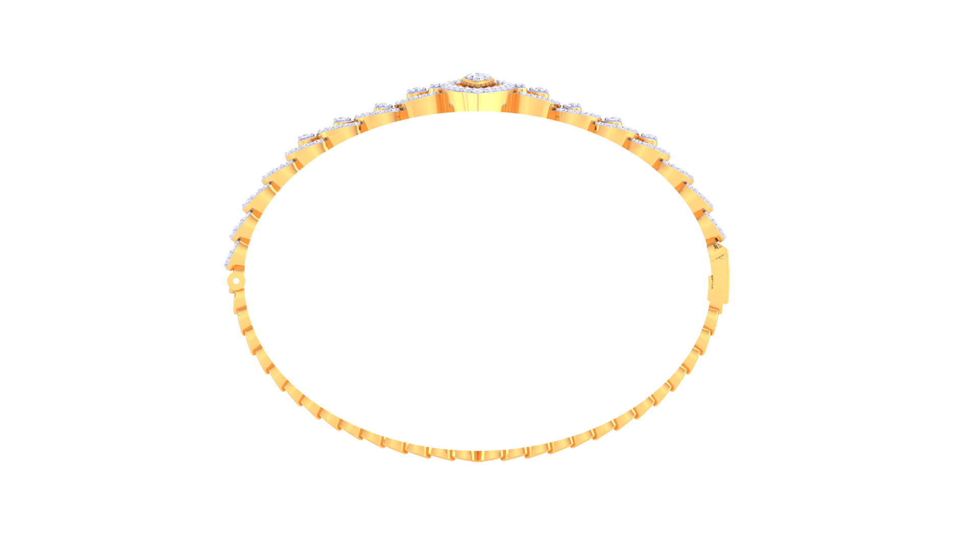 B-1C Classic Diamond Tennis Bracelet 3D Model - Image 6