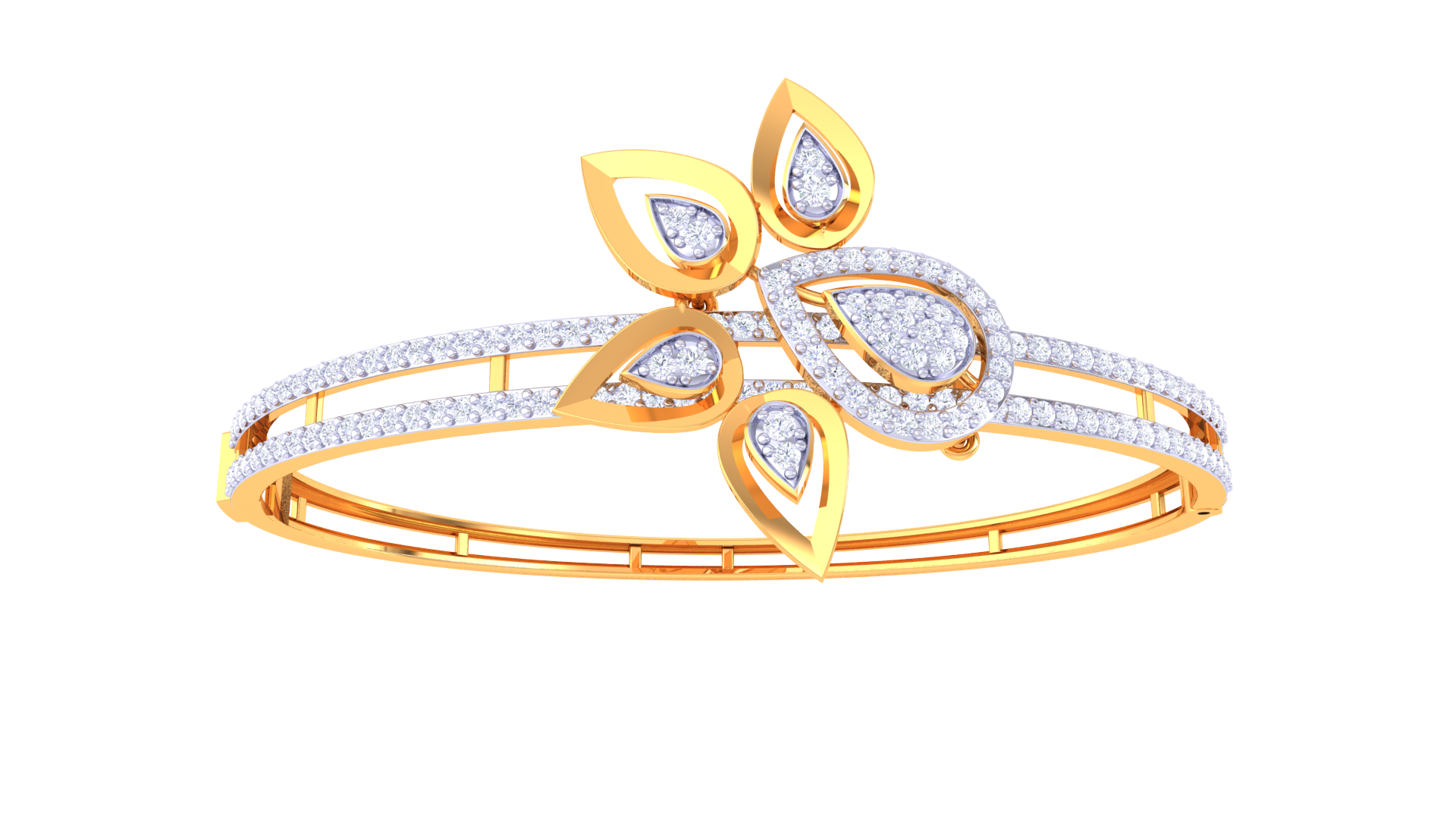 B-2B Timeless Gold Chain Bracelet 3D Model - Image 5