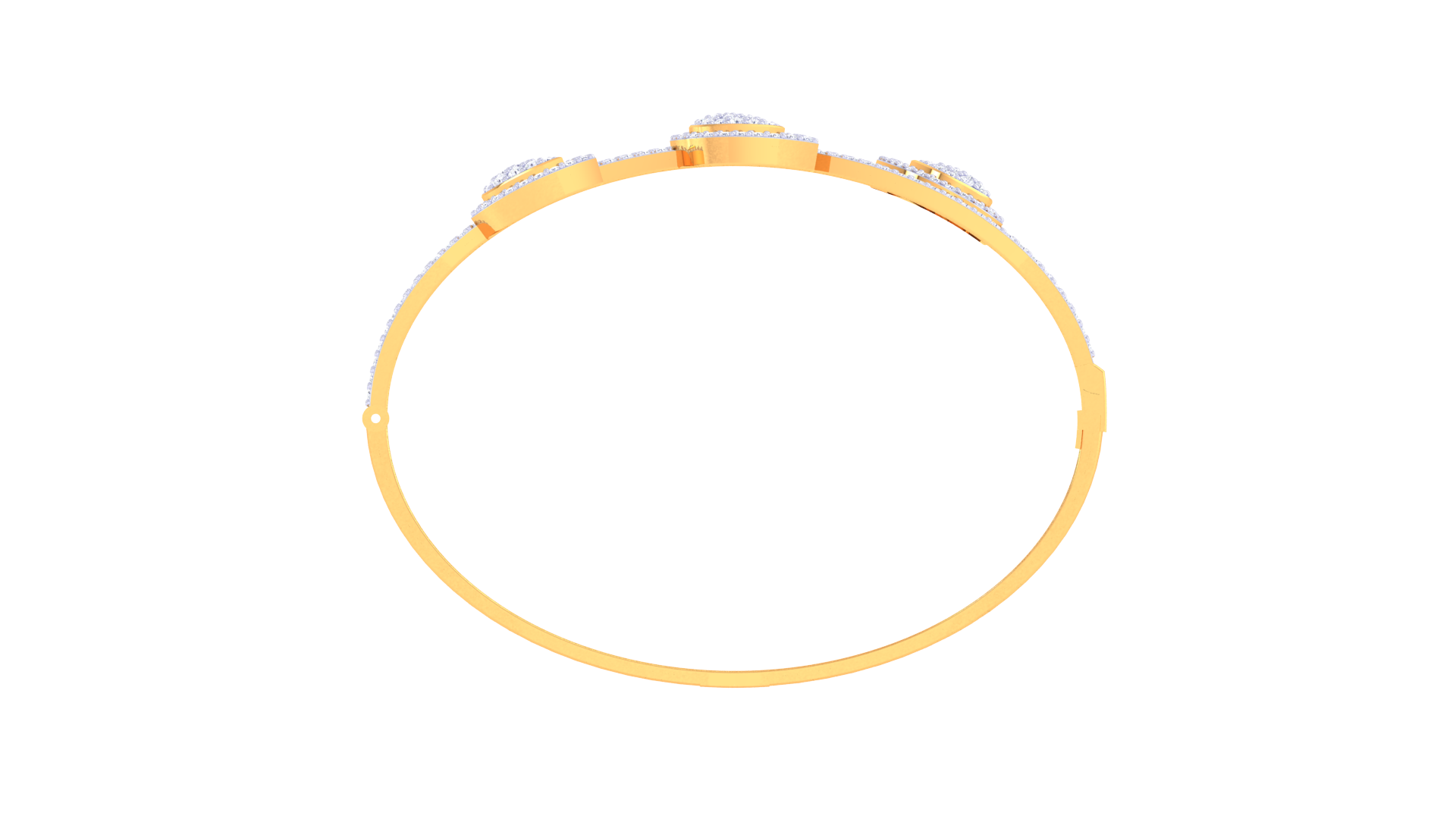 B-3C Elegant Pearl Bracelet 3D Model - Image 6