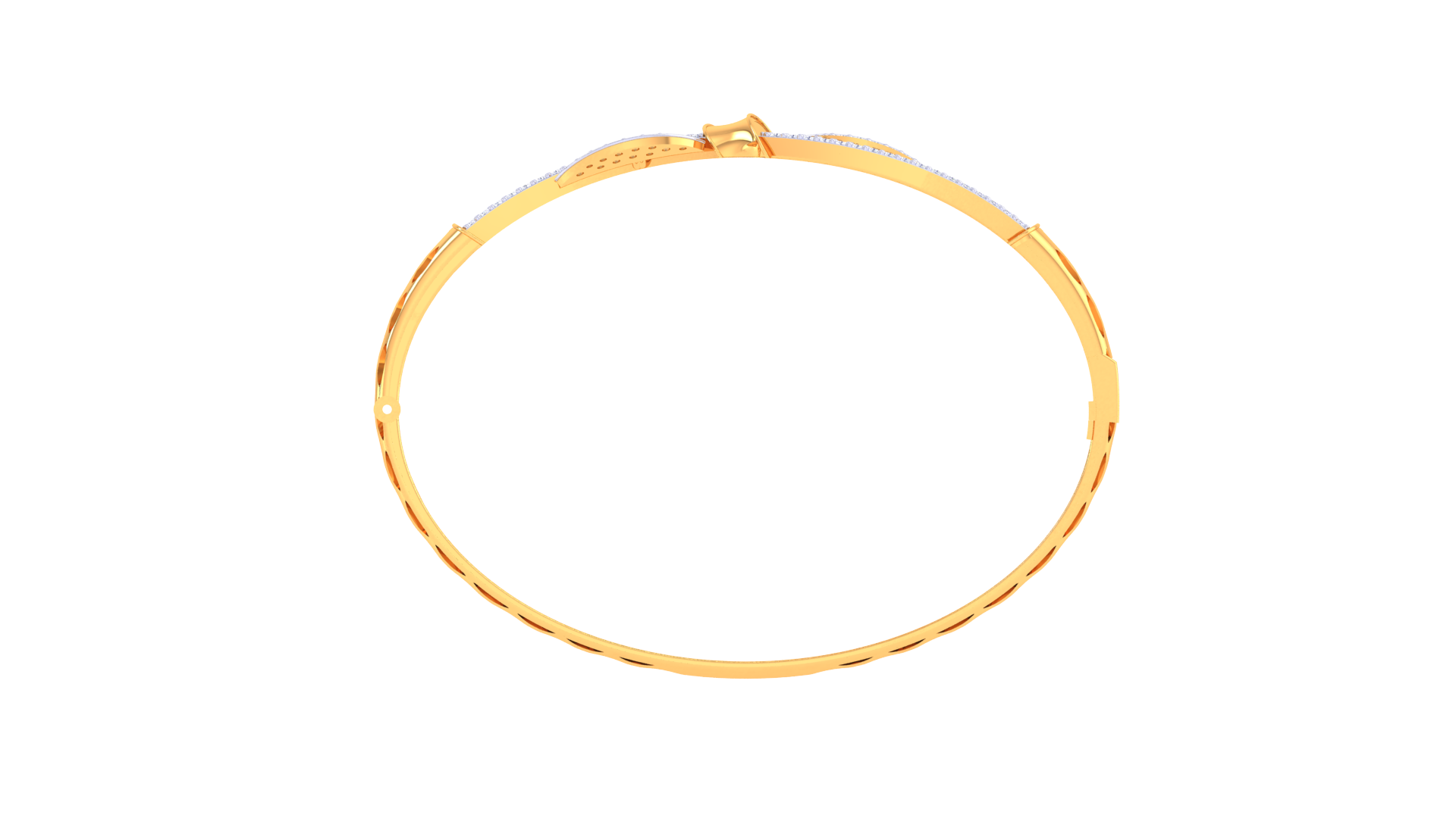 B-4C Solid Bangle Bracelet 3D Model diwali 2025 - Image 6