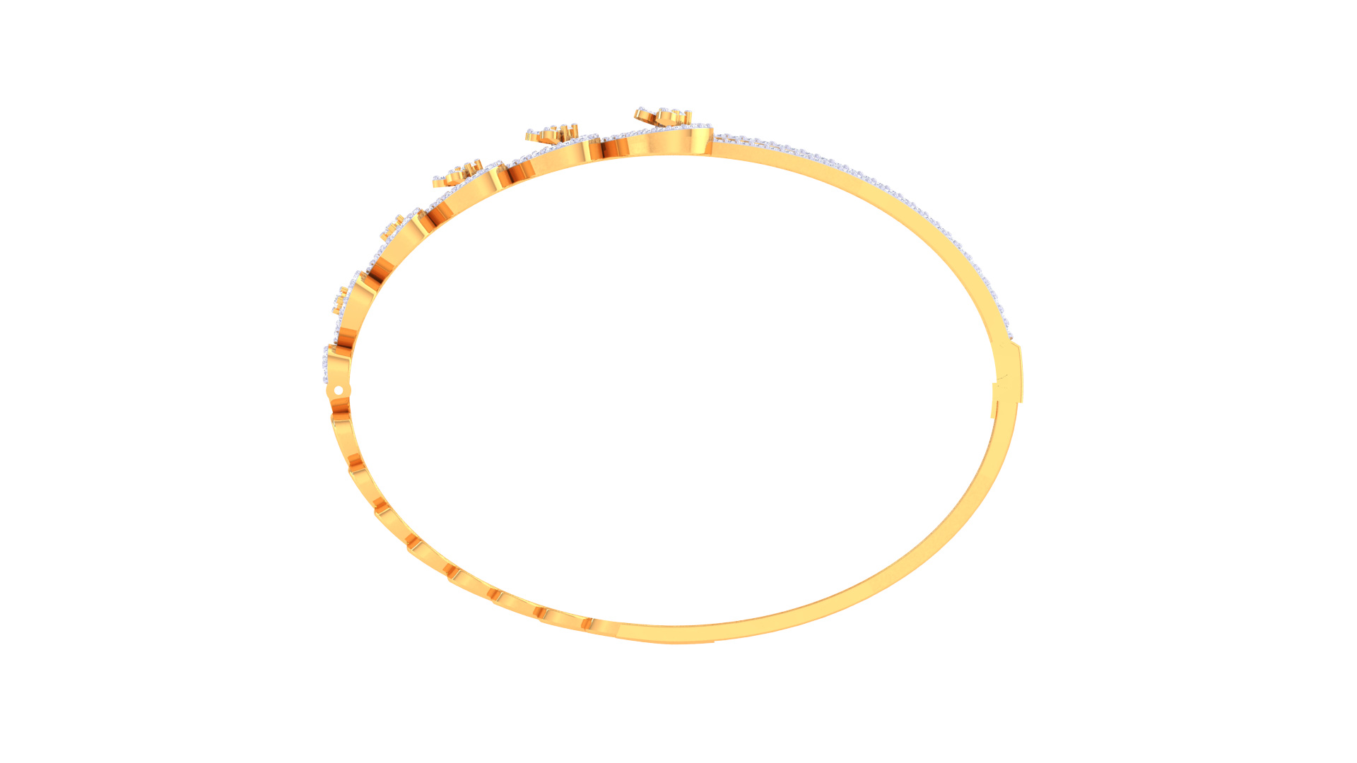 B-5C Sterling Silver Curb Chain Bracelet 3D Model 2025 - Image 6