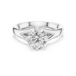 Engagement Ring STL Models and Renderings for 3D Printing - Image 3