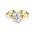 Engagement Ring STL Models and Renderings for 3D Printing - Image 4