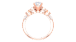 High-Detail Diamond Engagement Ring - Image 2