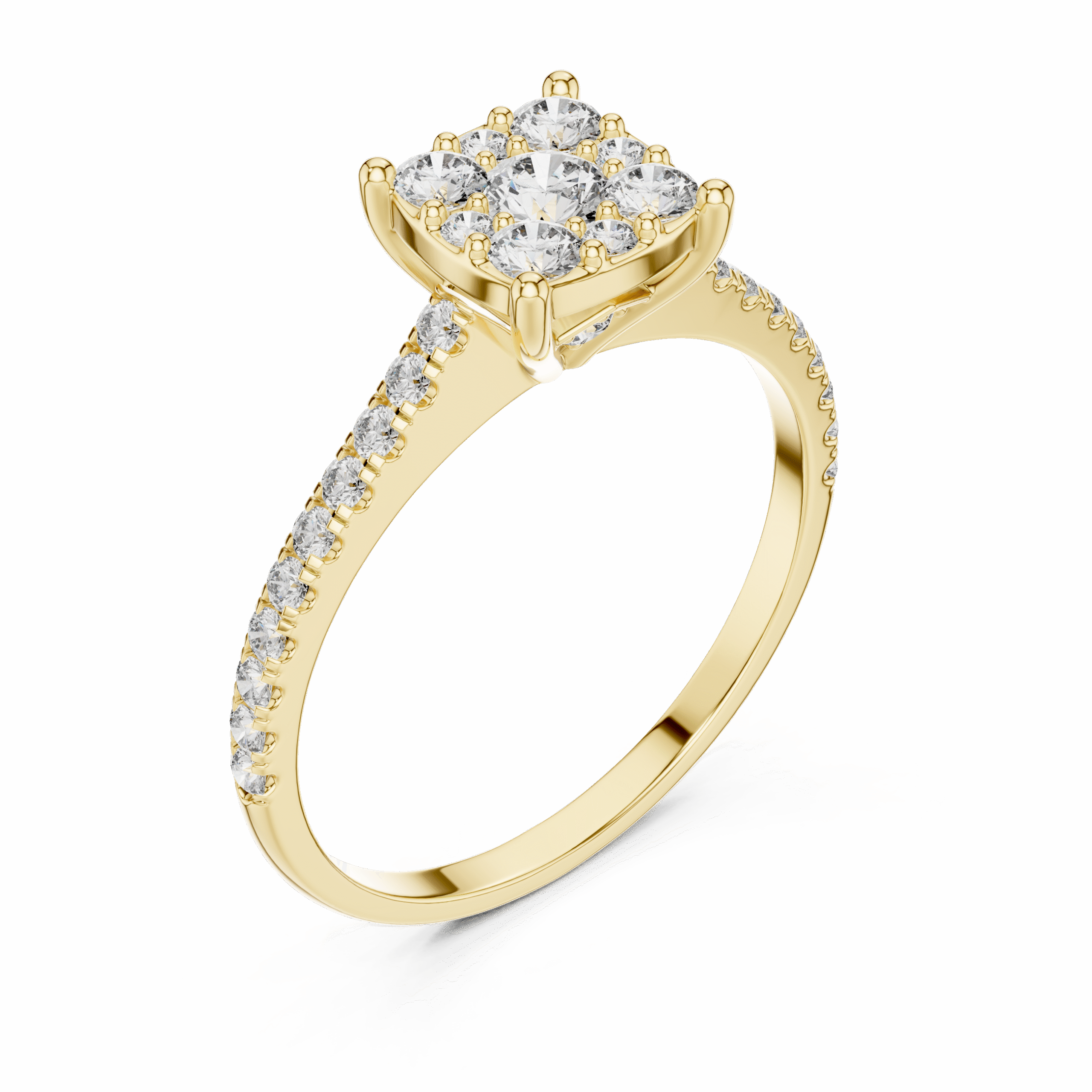 DDLR-004@Y-#viwe2 Instant Download: Ladies Ring 3D Model Jewelry Files - Image 1