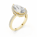 Gemstone-Accented Jewelry STL Designs with Renders