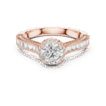 STL/OBJ Ladies Ring 3D Model Files Download for Jewelry - Image 2