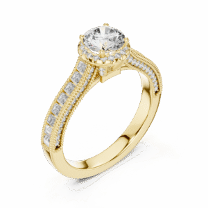 STL/OBJ Ladies Ring 3D Model Files Download for Jewelry