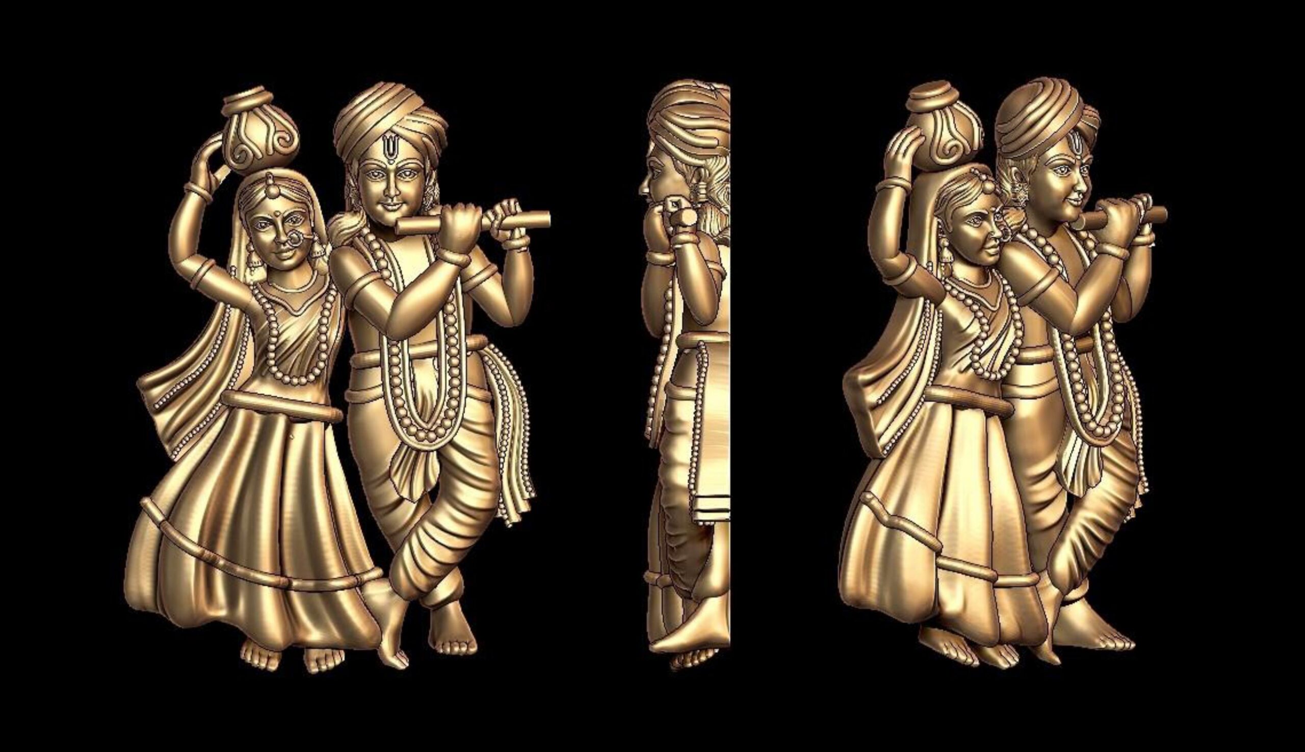 new god murti 100-images-0 Laddu Gopal Murti STL - Baby Krishna 3D Model - Image 1