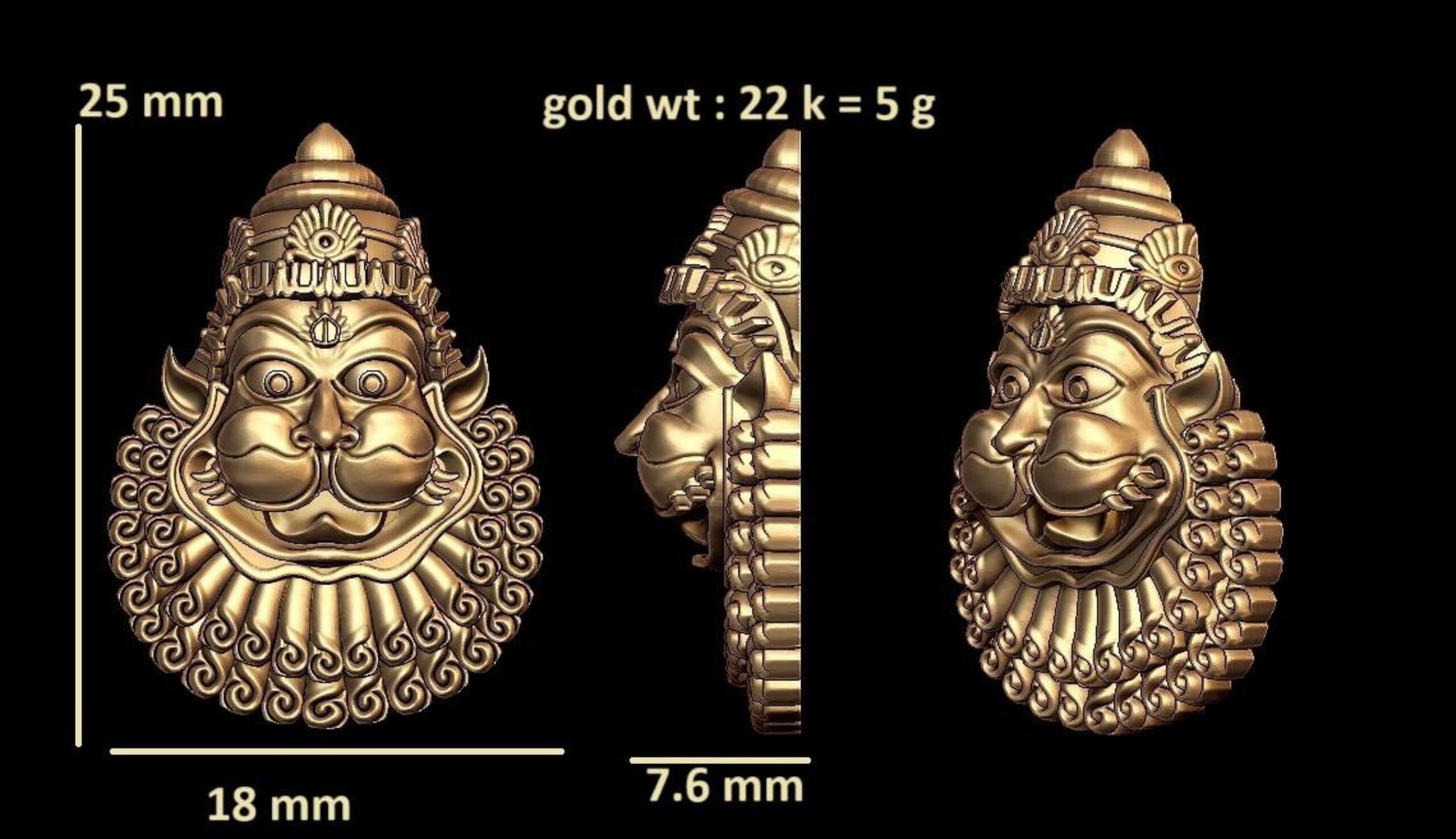 new god murti 100-images-14 The Mask – 3D Printable STL File for Custom Costume or Display - Image 1