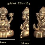 Lakshmi Lotus Statue STL – Goddess of Wealth for 3D Printing