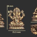 Lord Ganesha Idol for 3D Printing - Auspicious Deity STL Download
