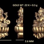 Goddess Lakshmi Murti STL - Wealth & Prosperity 3D Model