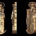 Mother Mary Statue STL – Holy Virgin for 3D Printing