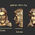 Jesus Christ Pendant STL - Religious Necklace Design
