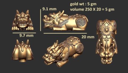 Vedic Pashu STL - Sacred Animal Deity 3D Model