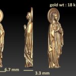 Virgin Mary Statue – 3D Printable Saint Mary STL for Devotional Display