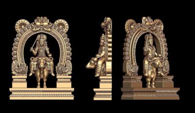 Vishnu Maya Murti – 3D Print Ready STL Bust for Home Shrine