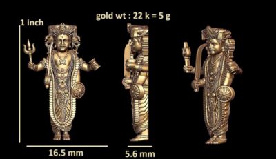Vishnu Narayan Idol – 3D Printable Statue STL for Devotional Display