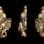 Om Ganesha 3D Printable STL - Sacred Symbol Integration