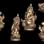 Ganapati 3D Model STL - Hindu God Sculpture for Printing
