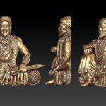 Shivaji Maharaj Statue – 3D Printable Heroic King STL