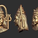 Rudra Murti STL - Ferocious Aspect of Shiva 3D Model
