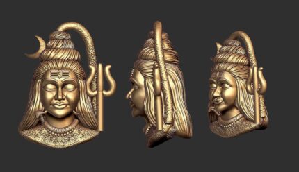 Rudra Murti STL - Ferocious Aspect of Shiva 3D Model