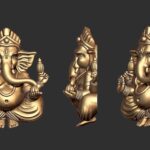 3D Printable Ganesh Idol - High Detail STL for Resin/FDM Printers