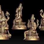 Lakshmi Narayan Figure STL – Wealth & Prosperity Statue for 3D Printing