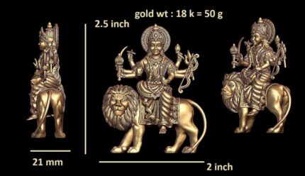 Jagadamba Devi Murti STL - Mother of the Universe 3D Model