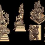 Tripura Sundari Murti – 3D Print Ready Bust STL for Devotional Decor