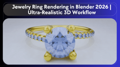 Jewelry Ring Rendering in Blender 2026 | Ultra-Realistic 3D Workflow