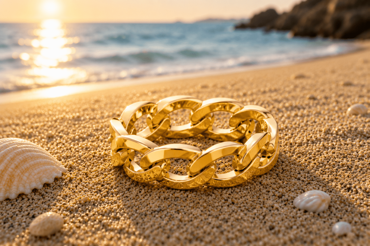 Chain Link Ring Jewelry