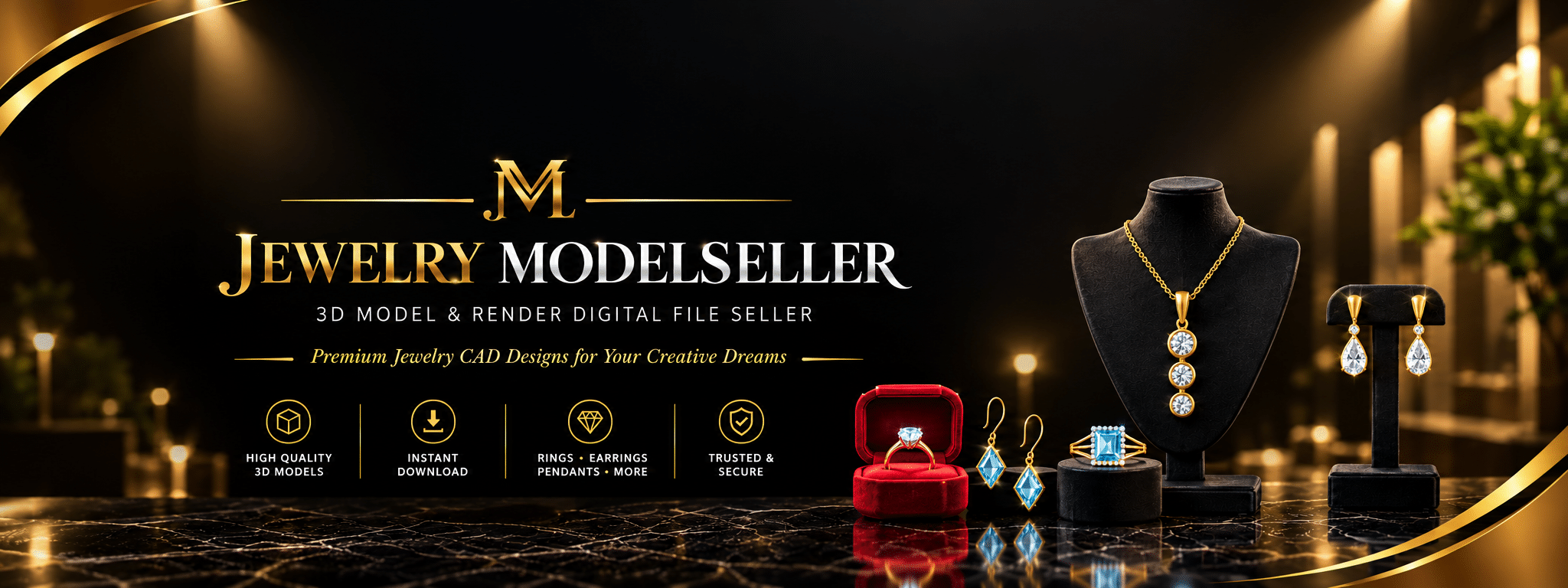 Jewelry Modelseller - Premium Jewelry CAD Designs and 3D Models